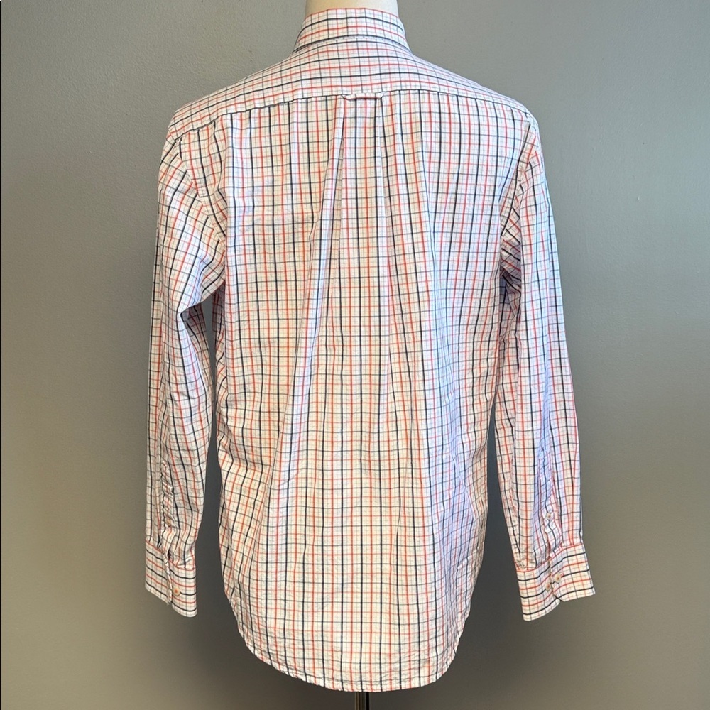 IZOD Plaid Button-Down Shirt Men’s Medium 100% Cotton Classic Fit - Picture 4 of 7